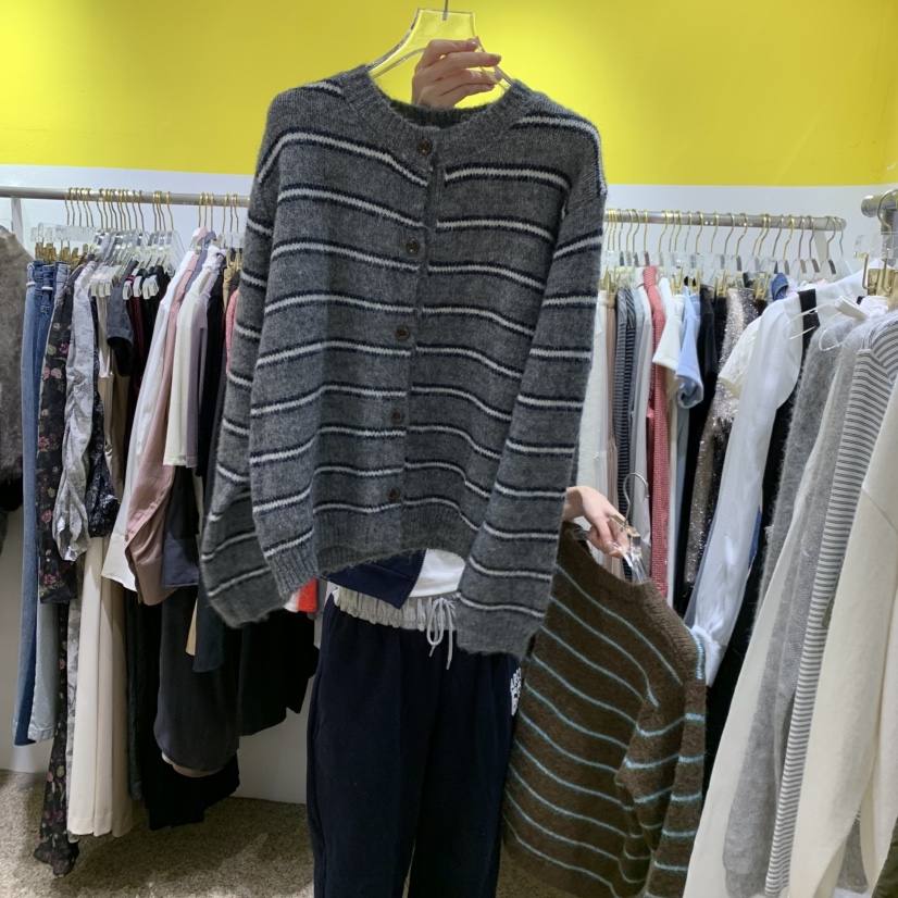 LE MASTERPLACE東大門㊣實拍女士新品熱賣職業休閑針織衫開衫Le masterpiece針織衫圖色1