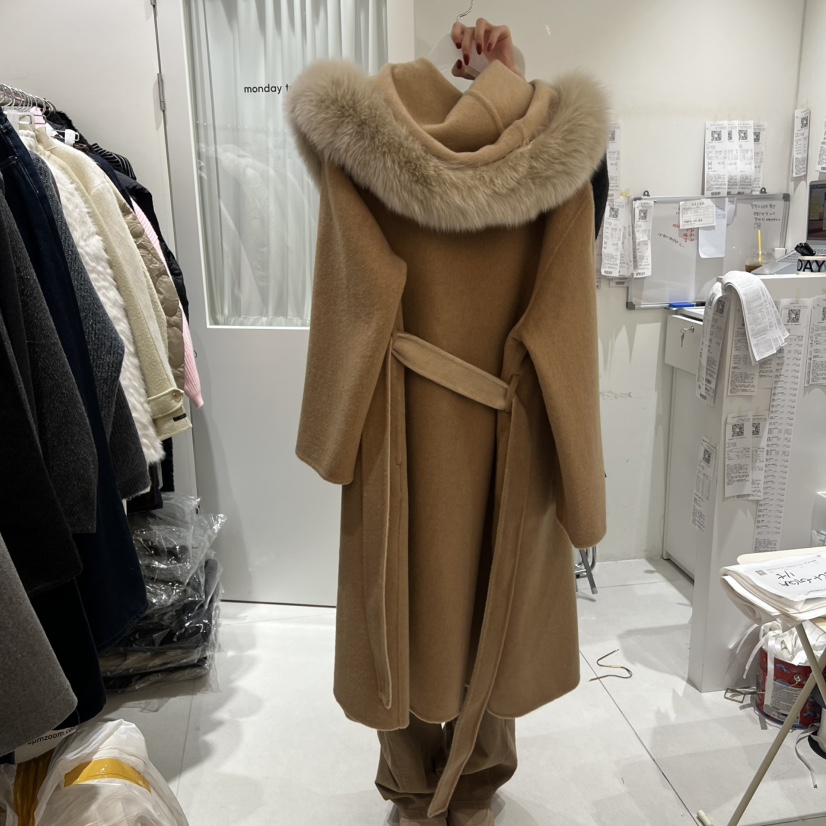 MONDAY TO SUNDAY韓國直郵㊣女裝新款人氣25秋冬中長款大衣MONDAY TO SUNDAY中長款大衣