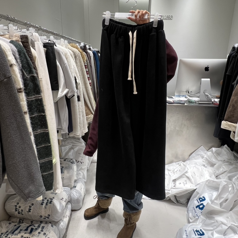 NUESE東大門㊣實拍女士新款熱賣休閑推薦時尚真品休閑褲加絨NUESE休閑褲圖色3