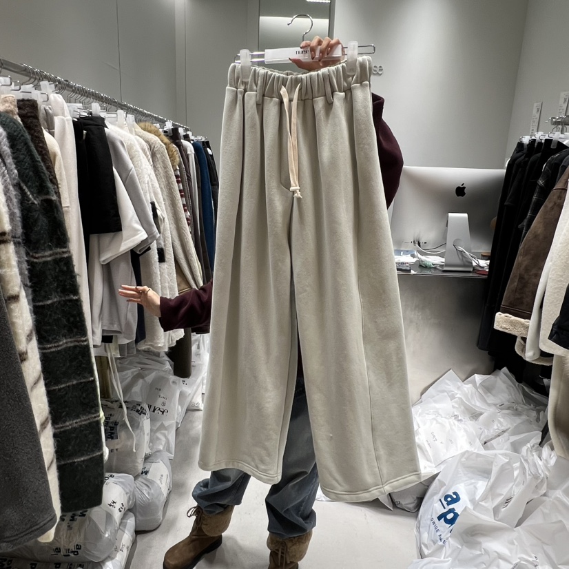 NUESE東大門㊣實拍女士新款熱賣休閑推薦時尚真品休閑褲加絨NUESE休閑褲圖色4