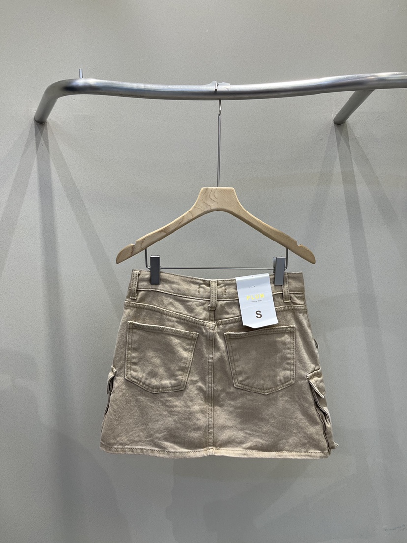 PLUM-q韓國代購㊣女士新款25秋冬時尚人氣職業休閑熱賣短裙PLUM短裙