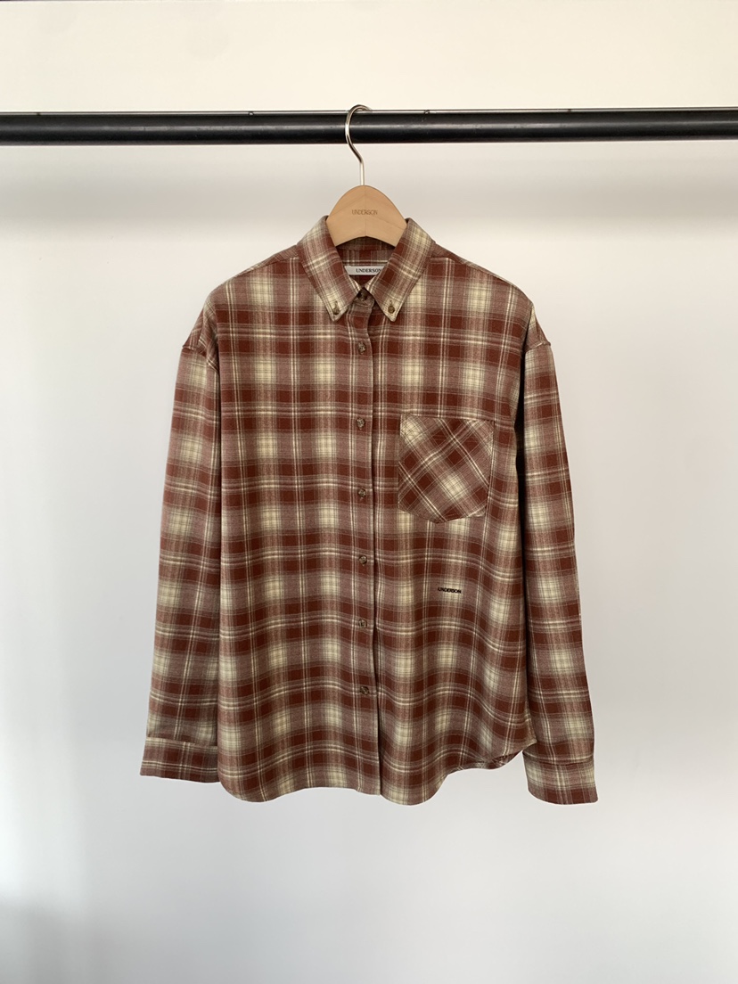 UNDERSON東大門㊣實拍女士新品推薦休閑時尚人氣襯衫蕾絲衫UNDERSON襯衫/蕾絲衫圖色1