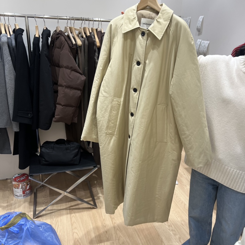 HAUS-A東大門㊣代購女士新品真品25秋冬休閑時尚人氣長款棉服HAUS-A長款棉服圖色2