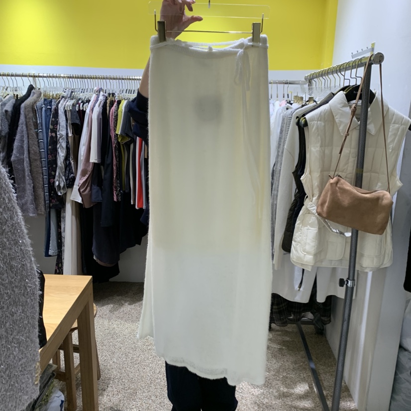 LE MASTERPLACE韓國代購㊣女士新款真品推薦時尚職業長裙羊毛Le masterpiece長裙圖色1