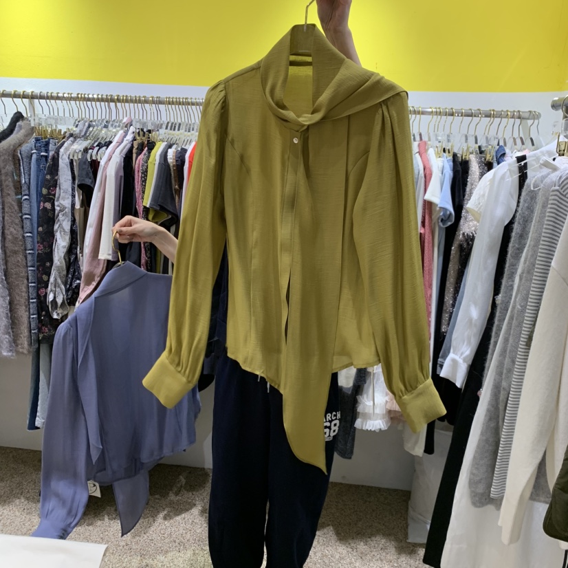 LE MASTERPLACE東大門㊣直郵女士新款時尚職業人氣襯衫蕾絲衫Le masterpiece襯衫/蕾絲衫圖色2