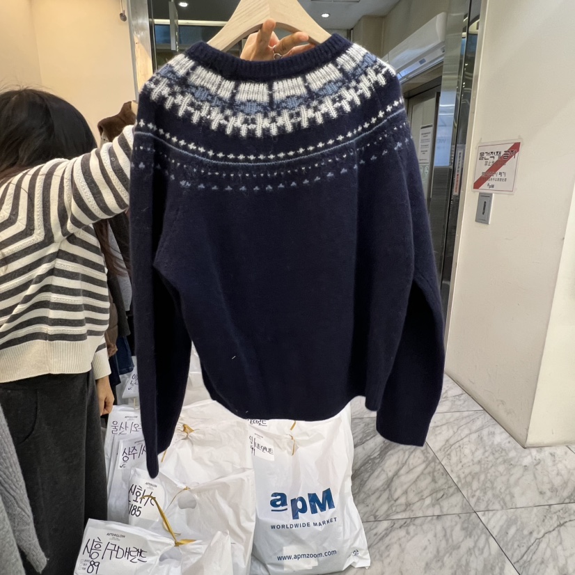 AFTERGLOW韓國直郵㊣女士新款真品推薦時尚熱賣休閑25秋冬毛衣AFTERGLOW毛衣