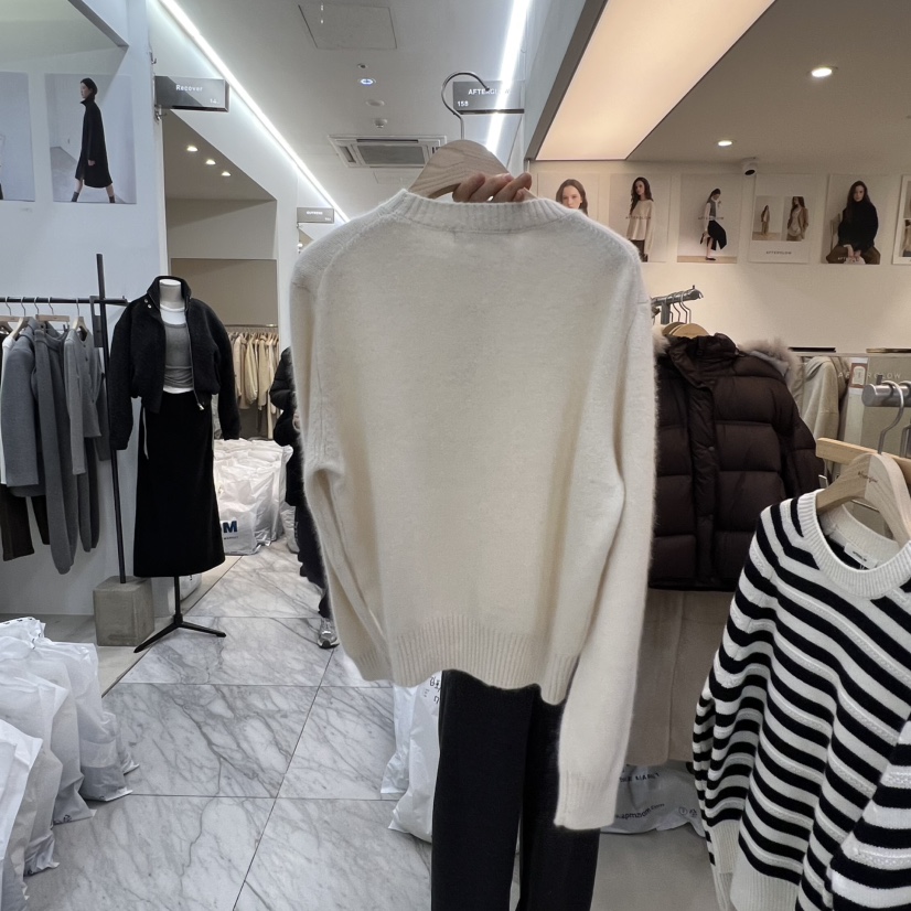 AFTERGLOW韓國直郵㊣女裝新款休閑25秋冬人氣時尚推薦針織衫AFTERGLOW針織衫