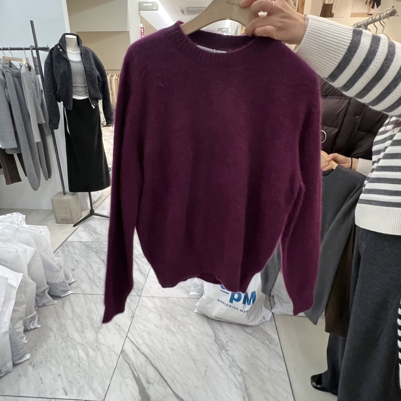 AFTERGLOW韓國直郵㊣女裝新款休閑25秋冬人氣時尚推薦針織衫AFTERGLOW針織衫圖色2