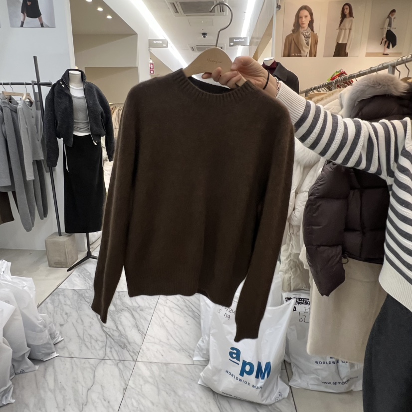 AFTERGLOW韓國直郵㊣女裝新款休閑25秋冬人氣時尚推薦針織衫AFTERGLOW針織衫圖色4