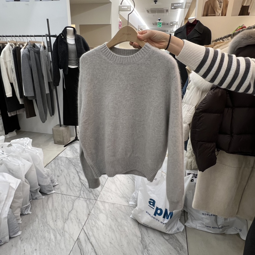 AFTERGLOW韓國直郵㊣女裝新款休閑25秋冬人氣時尚推薦針織衫AFTERGLOW針織衫圖色5