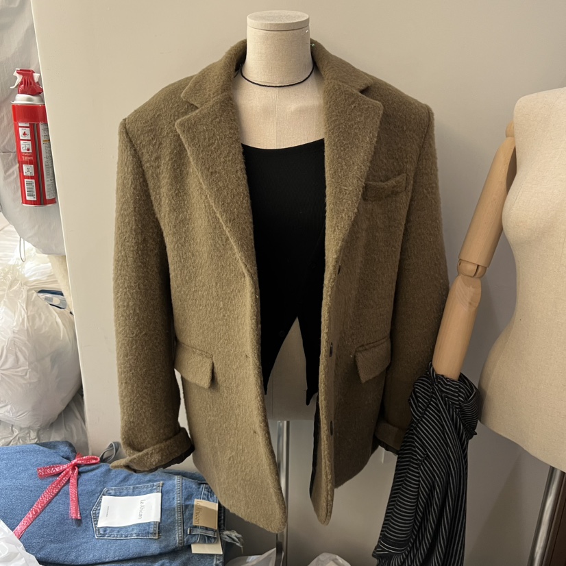 LE AHICON東大門㊣實拍女士新品時尚真品熱賣休閑25秋冬夾克Le Ahicon夾克圖色1