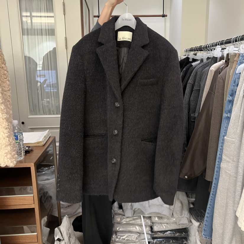 LE AHICON東大門㊣實拍女士新品時尚真品熱賣休閑25秋冬夾克Le Ahicon夾克圖色2