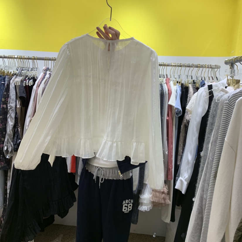 LE MASTERPLACE韓國代購㊣女士新品職業時尚推薦襯衫蕾絲衫Le masterpiece襯衫/蕾絲衫