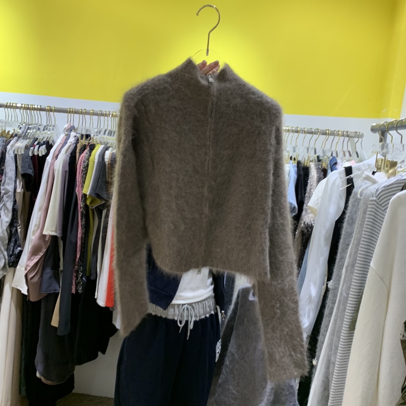 LE MASTERPLACE韓國代購㊣女裝新款真品職業休閑推薦毛衣絲綢Le masterpiece毛衣圖色1