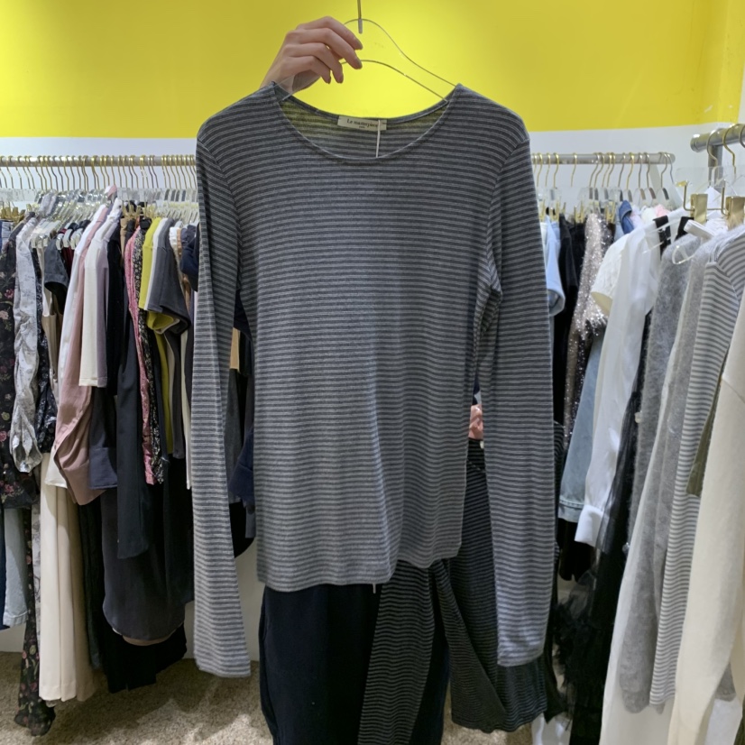 LE MASTERPLACE東大門㊣代購女裝新品人氣真品熱賣長袖T恤Le masterpiece長袖T恤圖色2