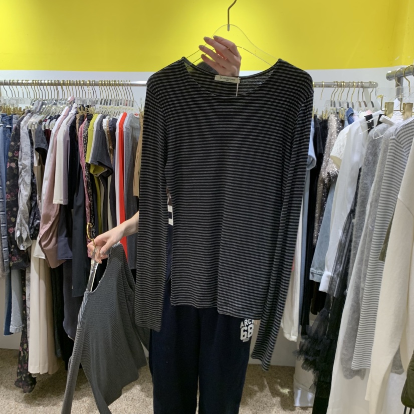 LE MASTERPLACE東大門㊣代購女裝新品人氣真品熱賣長袖T恤Le masterpiece長袖T恤圖色3