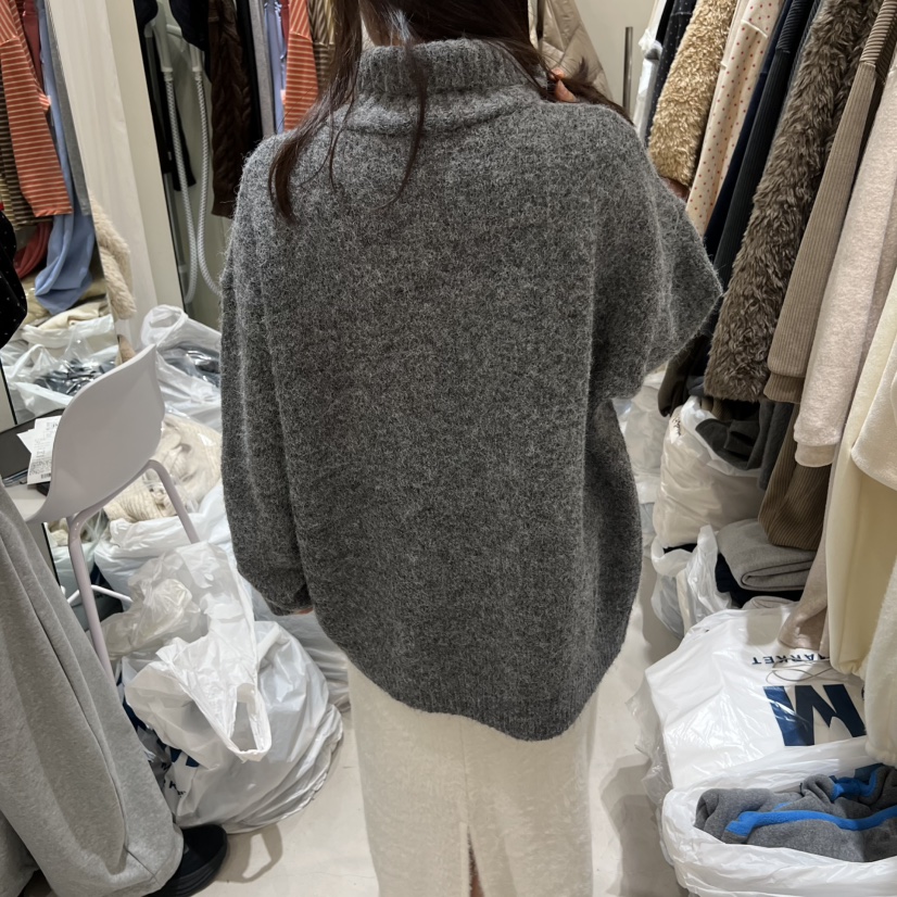 YUNBAL韓國直郵㊣女裝新款真品休閑人氣職業推薦25秋冬毛衣羊毛YUNBAL毛衣