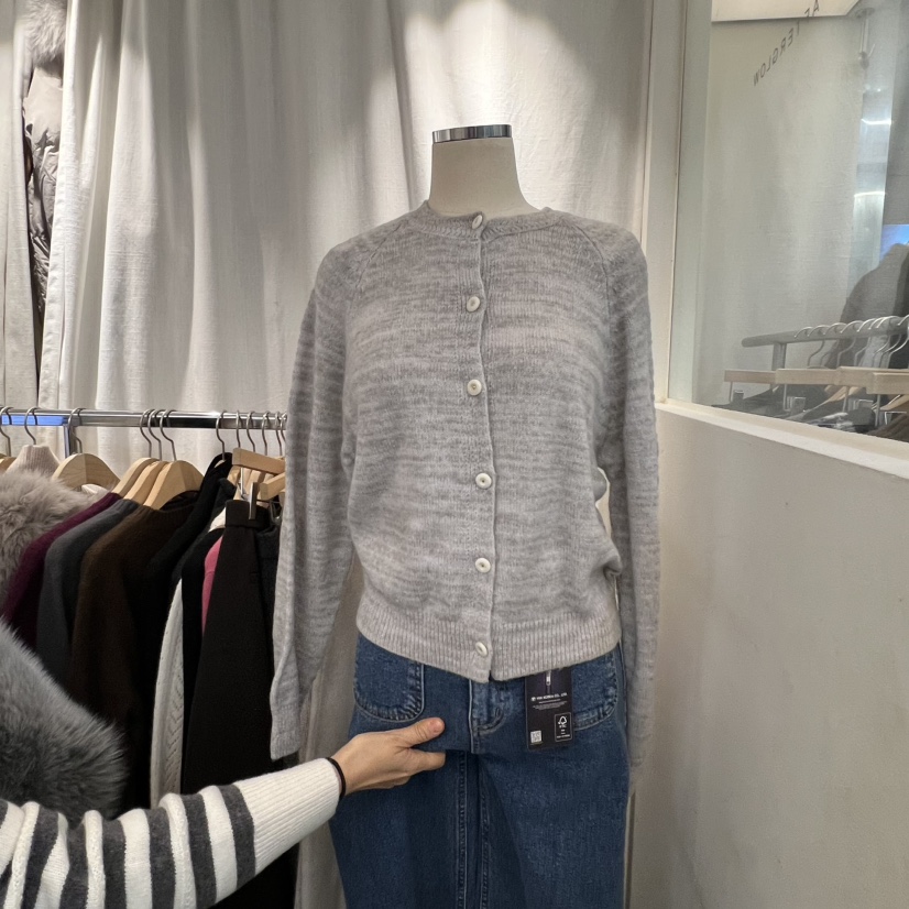 AFTERGLOW韓國直郵㊣女裝新品25秋冬熱賣真品休閑針織衫羊毛衫AFTERGLOW針織衫圖色1