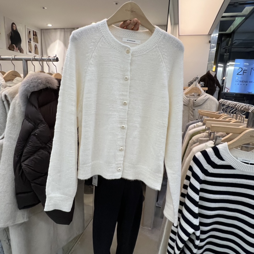 AFTERGLOW韓國直郵㊣女裝新品25秋冬熱賣真品休閑針織衫羊毛衫AFTERGLOW針織衫圖色2