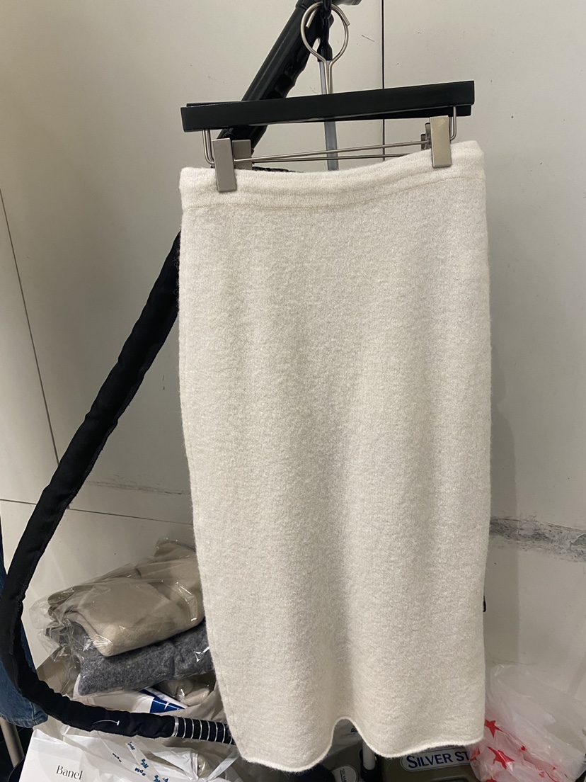 BANEL韓國代購㊣女士新品熱賣25秋冬休閑時尚真品人氣長裙羊駝BANEL長裙