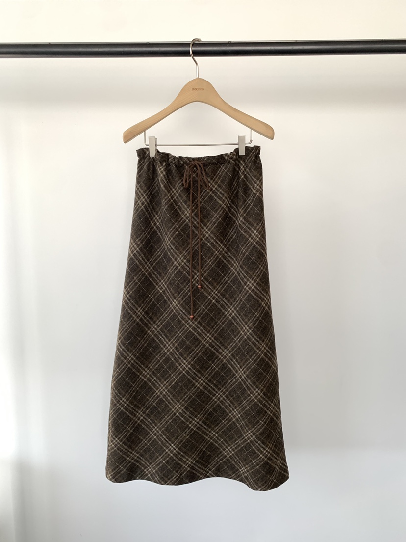 UNDERSON韓國代購㊣女士新品熱賣25秋冬職業休閑人氣真品長裙UNDERSON長裙圖色2