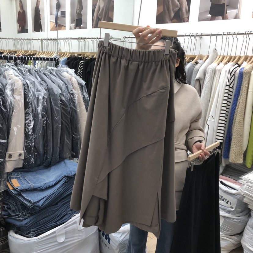MOI-A東大門㊣實拍女士新款職業人氣25秋冬真品熱賣休閑長裙MOI-A長裙