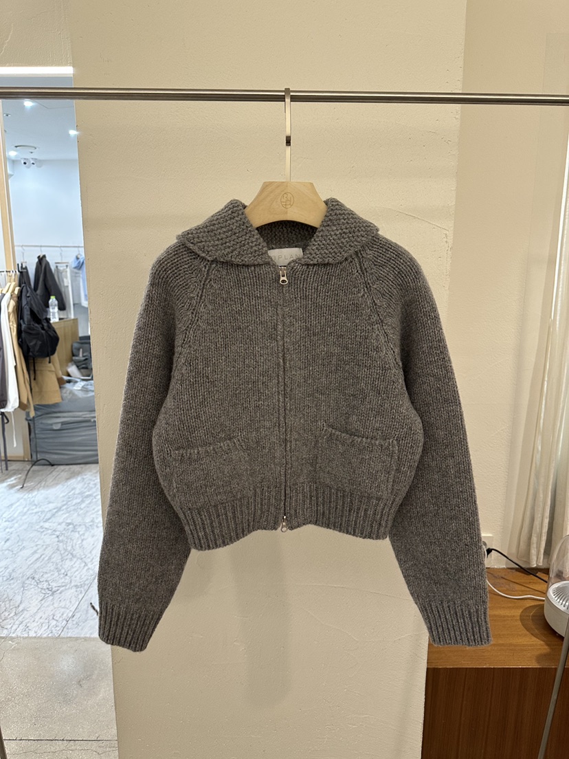 BPLAN東大門㊣實拍女士新品休閑時尚職業真品熱賣人氣針織衫BPLAN針織衫圖色1灰色