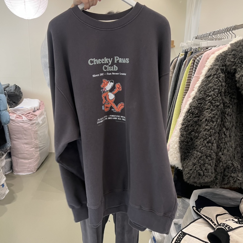 ARE韓國直郵㊣女裝新款職業人氣時尚推薦熱賣真品休閑25秋冬衛衣ARE YOU/ARE衛衣圖色3