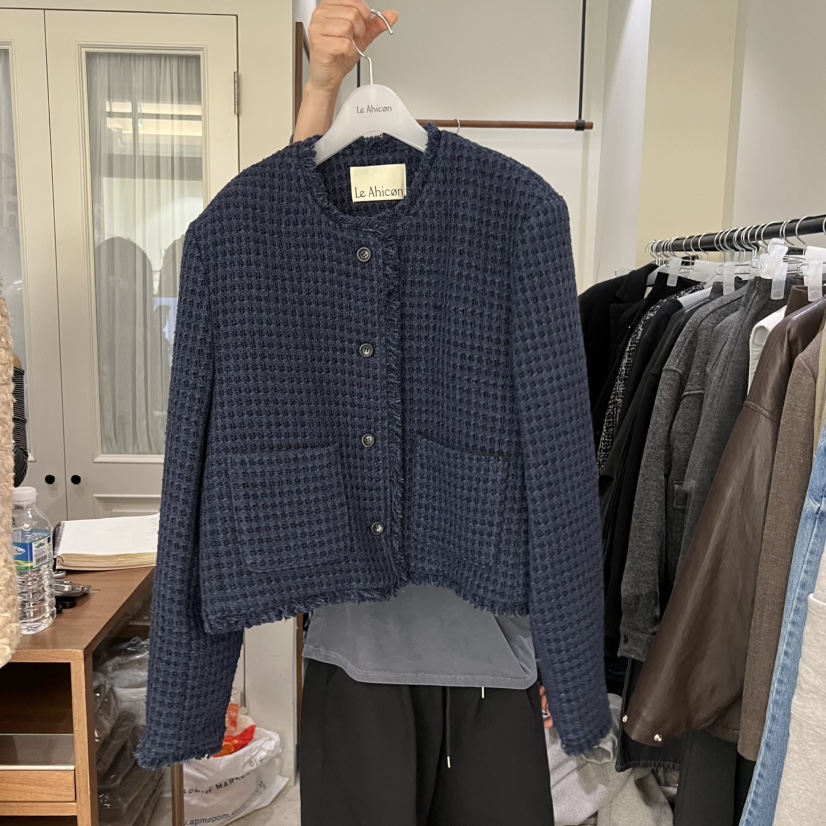 LE AHICON東大門㊣實拍女士新款推薦25秋冬人氣休閑熱賣夾克Le Ahicon夾克圖色1