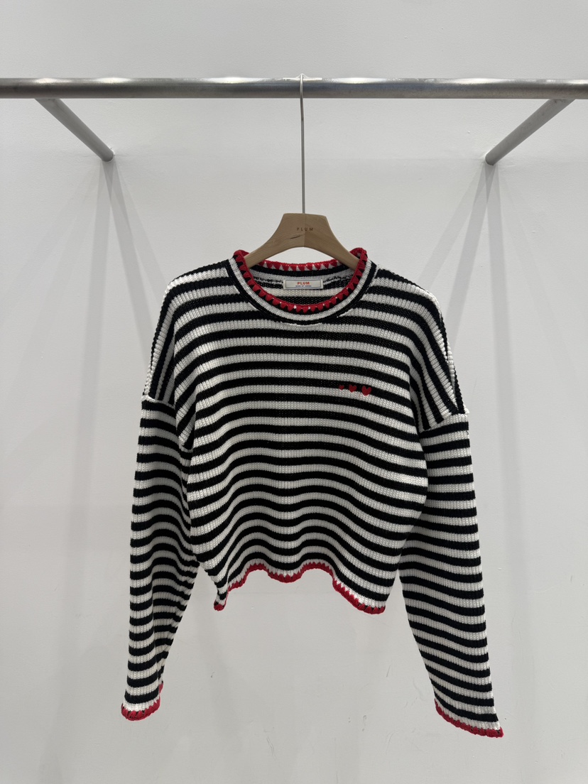 PLUM-q東大門㊣直郵女裝新款25秋冬時尚職業推薦休閑針織衫PLUM針織衫圖色2