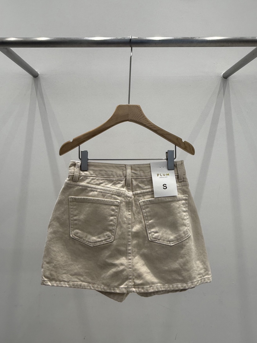 PLUM-q韓國代購㊣女裝新品推薦熱賣時尚休閑25秋冬職業短裙PLUM短裙