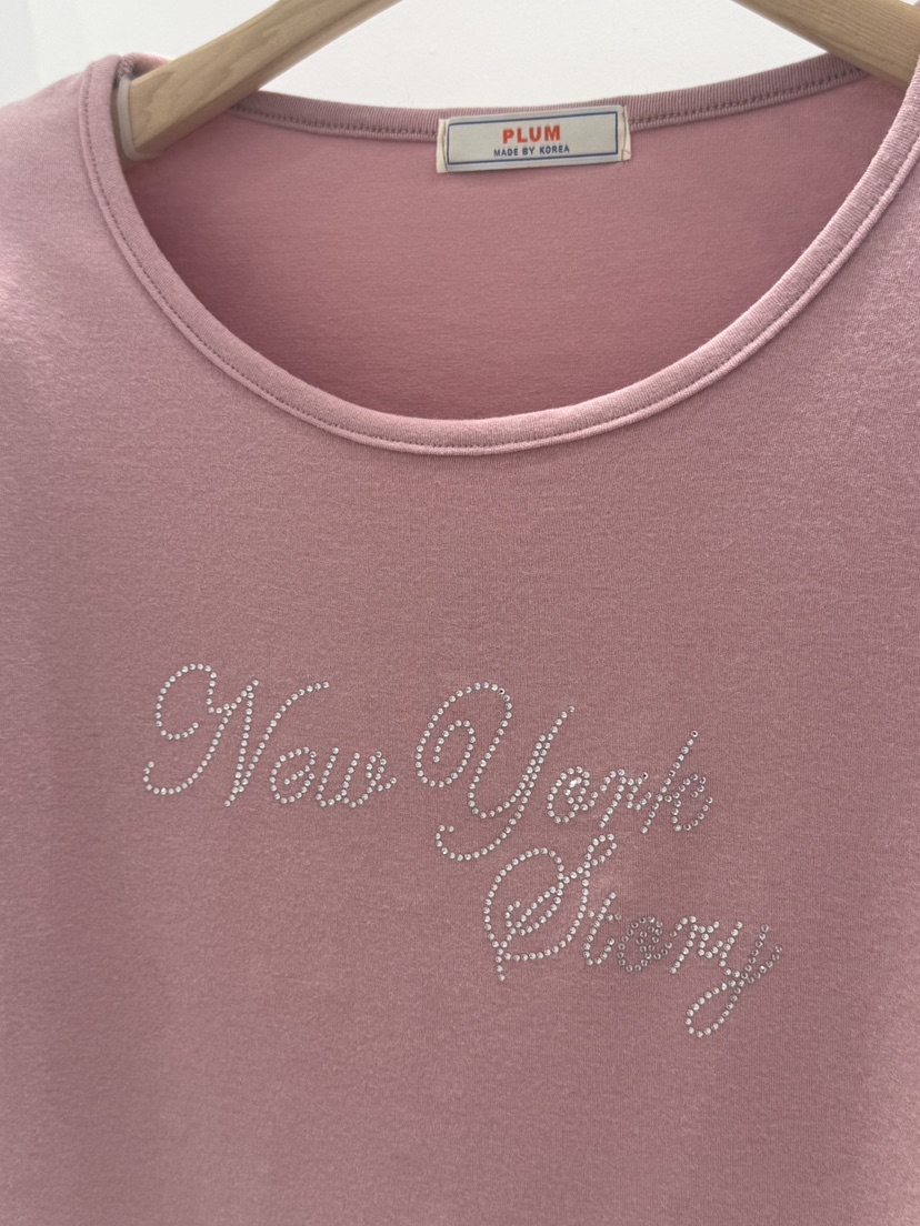 PLUM-q東大門㊣實拍女裝新款人氣時尚休閑推薦真品長袖T恤PLUM長袖T恤