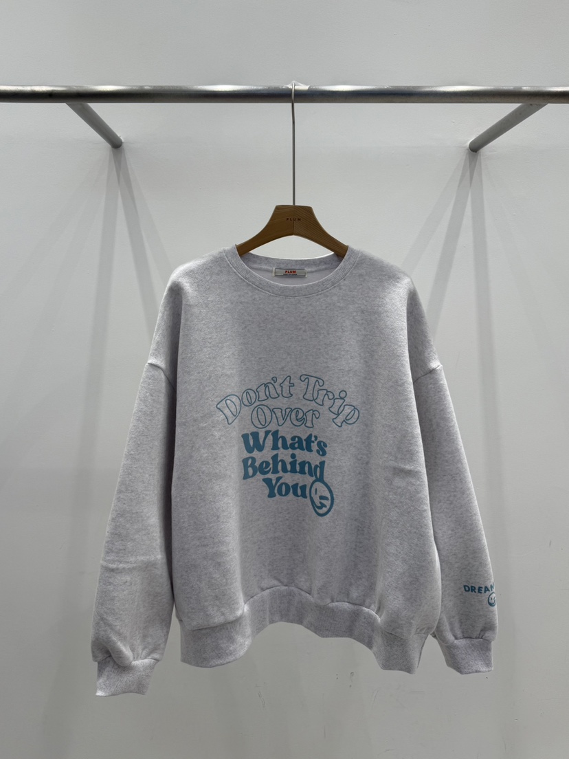 PLUM-q韓國代購㊣女士新款休閑人氣職業時尚真品推薦25秋冬衛衣PLUM衛衣圖色1