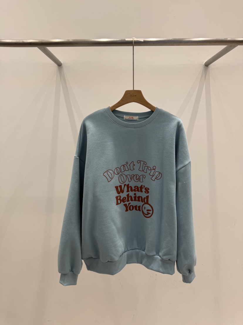 PLUM-q韓國代購㊣女士新款休閑人氣職業時尚真品推薦25秋冬衛衣PLUM衛衣圖色2