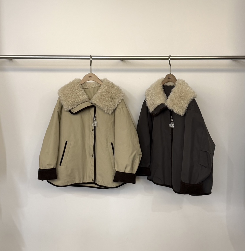 TWENTY FOUR SEVEN24-7東大門㊣直郵女裝新款25秋冬短款羽絨服填充鴨絨TEWNTY FOUR SEVEN24-7短款羽絨服