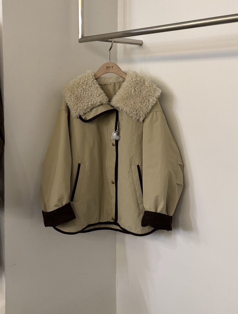 TWENTY FOUR SEVEN24-7東大門㊣直郵女裝新款25秋冬短款羽絨服填充鴨絨TEWNTY FOUR SEVEN24-7短款羽絨服圖色1