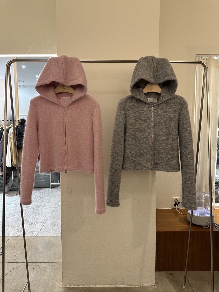 BPLAN韓國代購㊣女士新品熱賣人氣時尚休閑25秋冬夾克連帽拉鏈衫BPLAN夾克