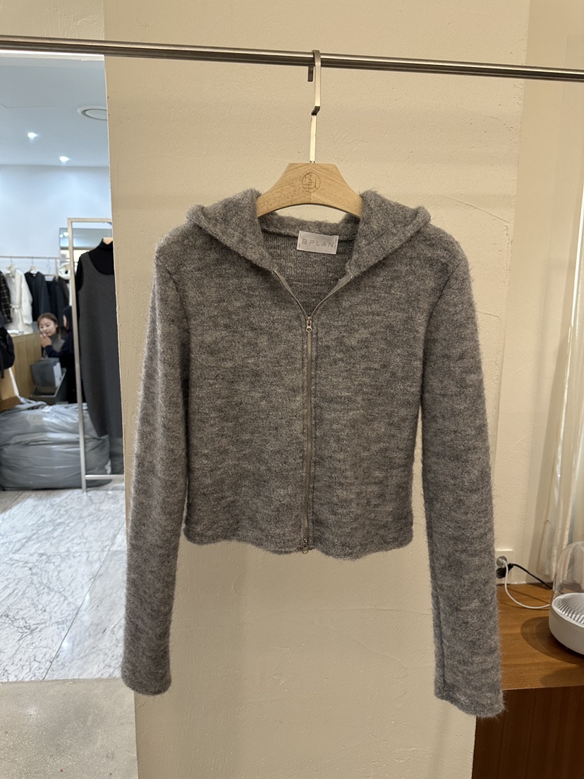 BPLAN韓國代購㊣女士新品熱賣人氣時尚休閑25秋冬夾克連帽拉鏈衫BPLAN夾克圖色1