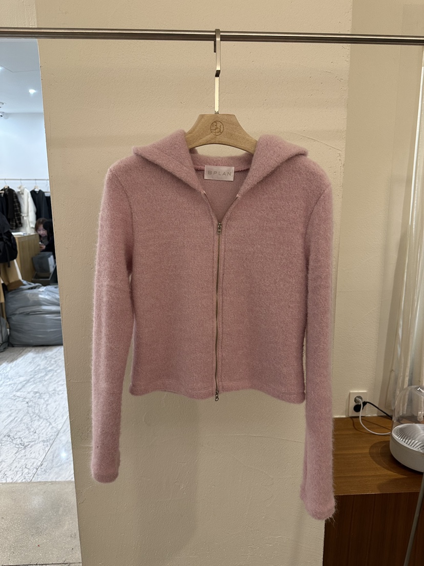 BPLAN韓國代購㊣女士新品熱賣人氣時尚休閑25秋冬夾克連帽拉鏈衫BPLAN夾克圖色2