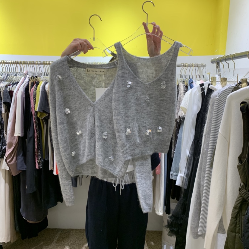 LE MASTERPLACE東大門㊣代購女士新款真品25秋冬套裝羊駝套裝Le masterpiece套裝圖色1