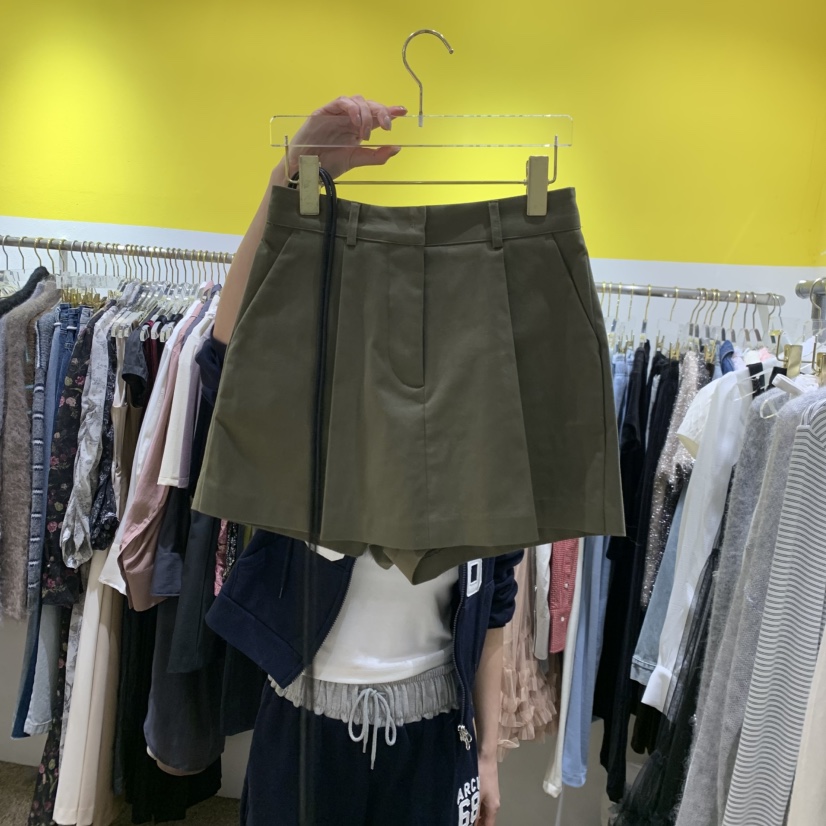 LE MASTERPLACE東大門㊣實拍女士新品休閑職業25秋冬短裙褶裥Le masterpiece短裙圖色2