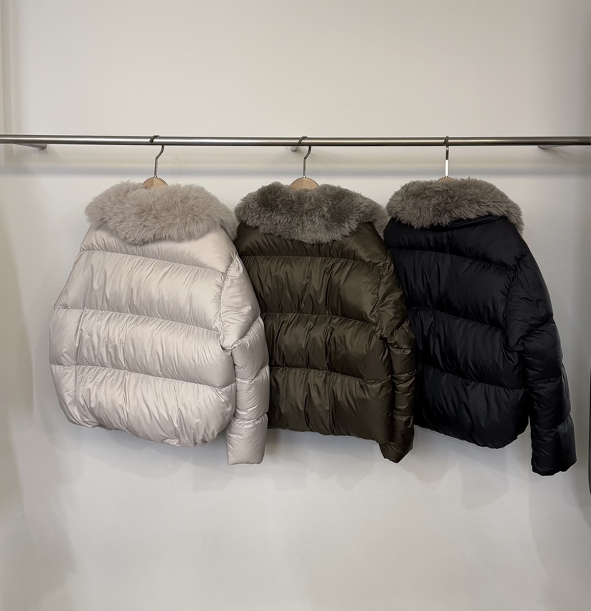 TWENTY FOUR SEVEN24-7韓國代購㊣女士新款熱賣短款羽絨服羊毛填充鴨絨TEWNTY FOUR SEVEN24-7短款羽絨服