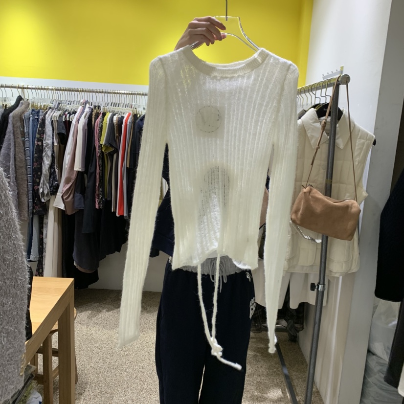 LE MASTERPLACE韓國代購㊣女士新款人氣休閑真品針織衫羊毛Le masterpiece針織衫圖色1