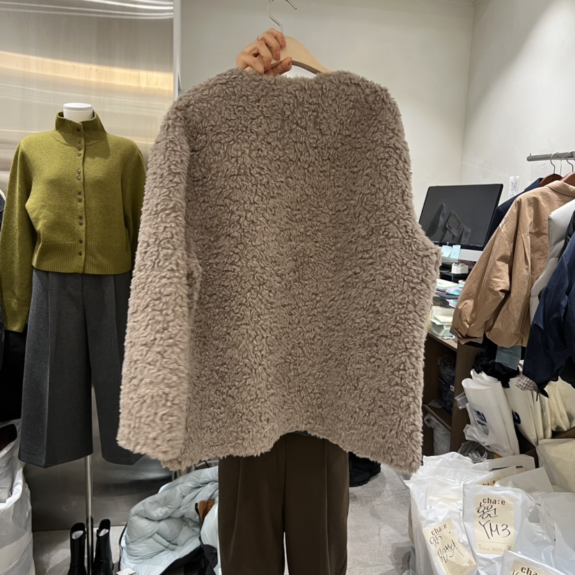 CHAE東大門㊣直郵女士新品休閑真品人氣25秋冬時尚推薦夾克V領CHAE夾克