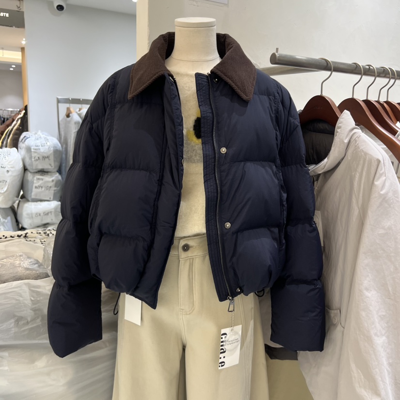 CHAE韓國直郵㊣女裝新品職業25秋冬熱賣人氣真品短款羽絨服絨CHAE短款羽絨服圖色1