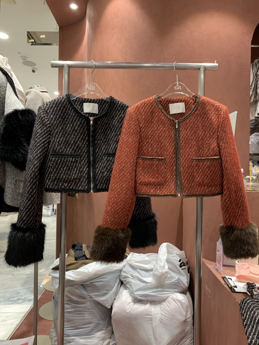SLIT東大門㊣直郵女士新款熱賣休閑真品人氣時尚25秋冬夾克SLIT夾克