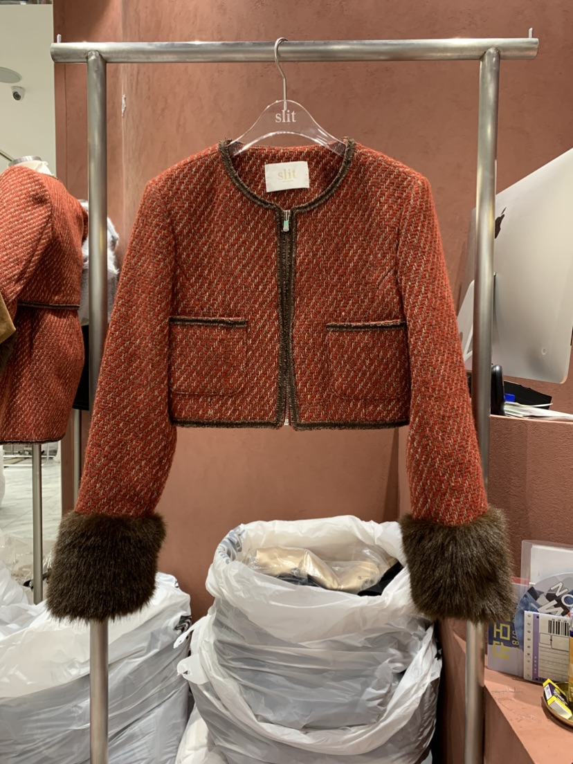 SLIT東大門㊣直郵女士新款熱賣休閑真品人氣時尚25秋冬夾克SLIT夾克圖色1