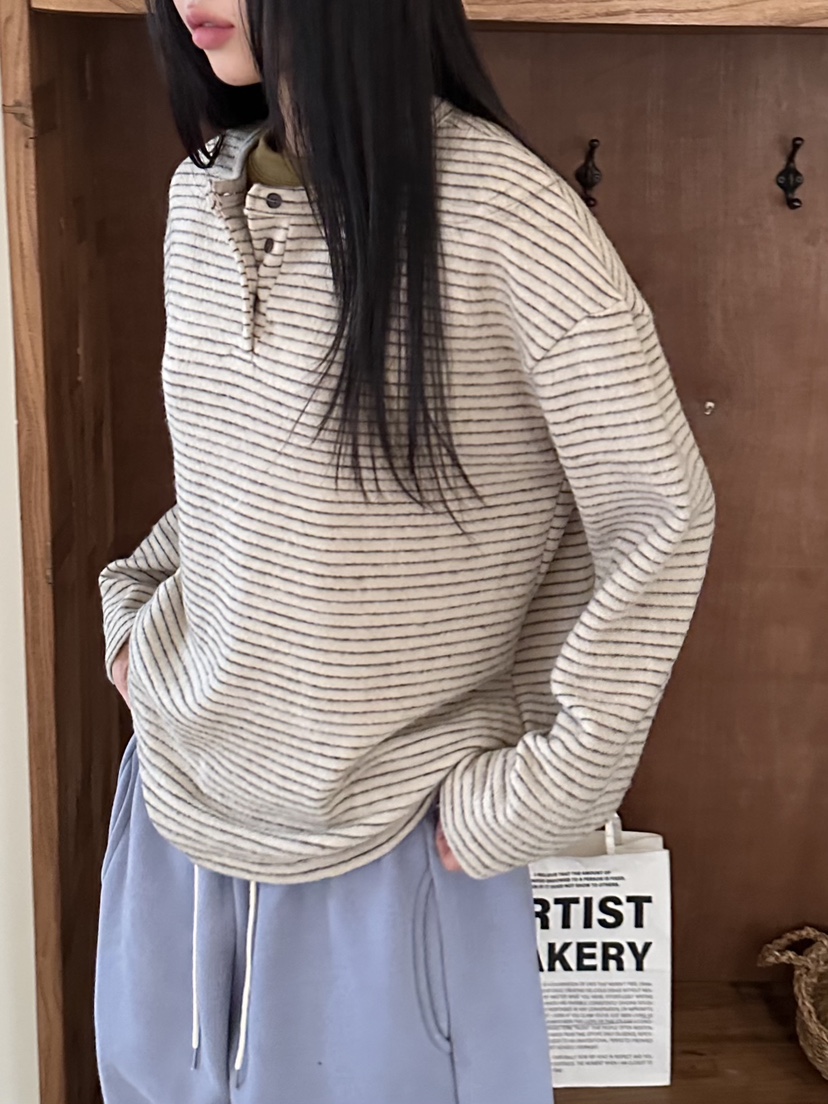 I MFACT東大門㊣代購女裝新品人氣25秋冬休閑推薦職業長袖T恤I MFACT長袖T恤