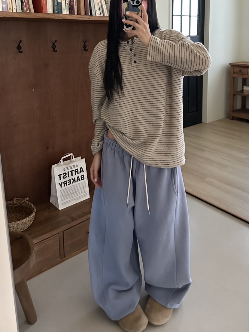 I MFACT東大門㊣代購女裝新品人氣25秋冬休閑推薦職業長袖T恤I MFACT長袖T恤