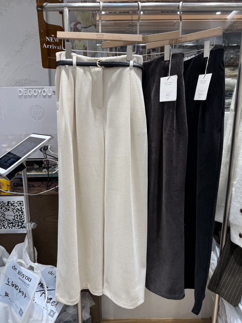 DE GO YOU東大門㊣實拍女裝新品推薦熱賣人氣休閑褲不含腰帶DE GO YOU休閑褲